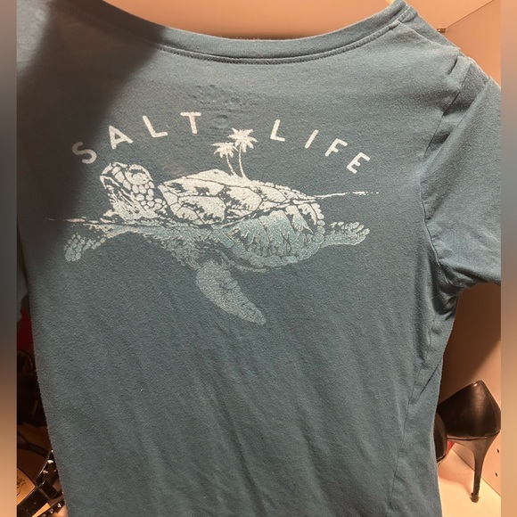 Blue salt life tshirt medium - Picture 2 of 3